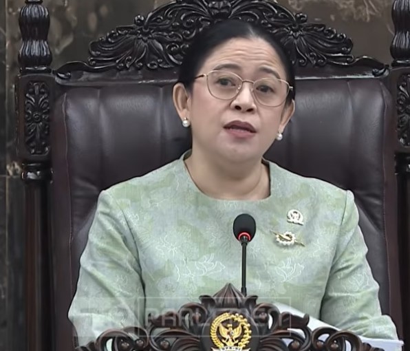 Puan Maharani Rapur DPR (foto. tangkapan layar)