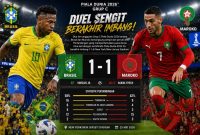 Brasil vs Maroko (dibikin ai - rentak.id)