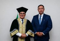 Dirut Perum BULOG Ahmad Rizal Ramdhani bersama Prof. Slamet Edy Purnomo (foto.bulog)