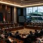 Ilustrasi suasana sidang di DPR (dibikin oleh ai -rentak.id)