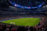 Laga Amerika Serikat vs Paraguay (foto dibikin ai - rentak.id)
