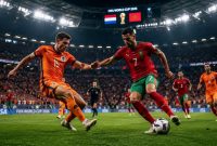 Laga Maroko vs Belanda (dibikin oleh ai- rentakid)