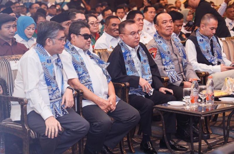 Menaker Yassierli dalam Rakernas) Konfederasi Serikat Pekerja Indonesia (dok. rentak.id)