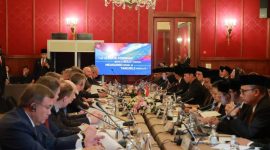 Menko AHY memimpin Konsultasi Bilateral Indonesia-Rusia di bidang kemaritiman. (dok. rentak.id)