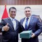 Mentan Andi Amran Sulaiman dengan Menteri Pertanian dan Pangan Republik Belarus, Yuri Gorglov. (foto. kementan)