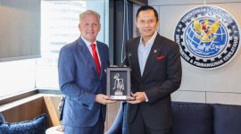 AHY dengan Duta Besar Kanada untuk Indonesia dan Timor-Leste, Jess Dutton. (dok. rentak.id)