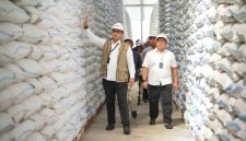 Direktur Utama Perum BULOG Ahmad Rizal Ramdhani saat cek gudang beras (foto.bulog)