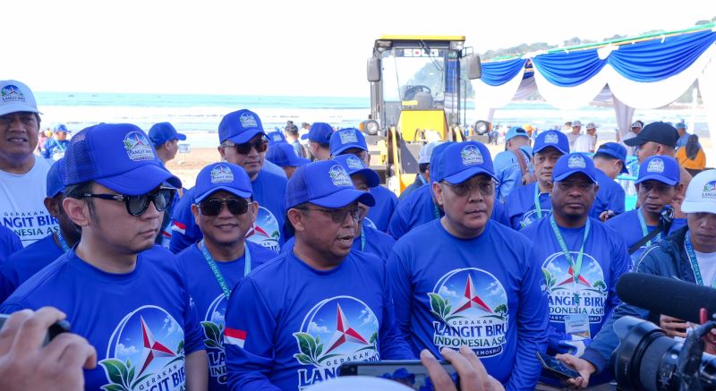 Gerakan Langit Biru Indonesia Asri pekan Kedua (foto. demokrat)