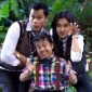 Jhon Mini berperan sebagai Bos Besar dalam film Petak Umpet Dimensi (foto. kolekasi pribadi)