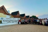 Kampung Nelayan Merah Putih (KNMP) Lateng di Kabupaten Banyuwangi. (foto kkp)