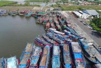 Kapal nelayan lagi sandar (foto.kkp)
