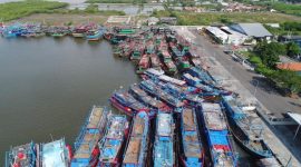 Kapal nelayan lagi sandar (foto.kkp)