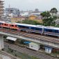 Kereta api yang melintasi kota Medan (foto. istimewa)
