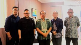 Pertemuan dgn Direktur Warisan Budaya Kemenbud RI pertengahan Juli 2026 lalu membahas kasus Gorontalo. ( Ki-Ka) Fatwa Yulianto, Bowo, Joe Marbun, Dr Agus Widiatmoko (Direktur Warisan Budaya), dan Mardi.