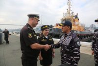 TNI AL dan Russian Navy melaksanakan sea phase pada Exercise Orruda 2026 yang digelar di perairan Vladivostok, Rusia. (foto. dispenal)