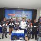TNI AL gagalkan peredaran narkotika dan obat-obatan terlarang. (foto. dispenal)