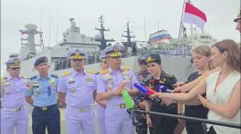 KRI I Gusti Ngurah Rai Tiba di Rusia, TNI AL dan Angkatan Laut Rusia Gelar Latihan Bersama Orruda 2026. (foto. dispenal)