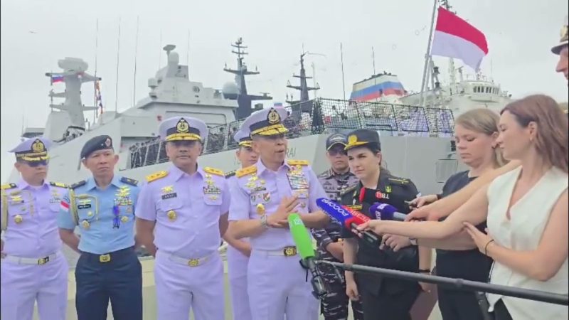 KRI I Gusti Ngurah Rai Tiba di Rusia, TNI AL dan Angkatan Laut Rusia Gelar Latihan Bersama Orruda 2026. (foto. dispenal)