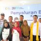 Bulog dan Bapenas saat salurkan bantuan bers (foto. bulog)