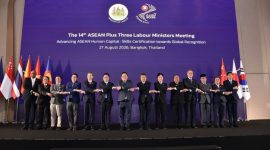 Pertemuan Menteri-Menteri Ketenagakerjaan ASEAN Plus Three ke-14 (foto. kemnaker)