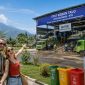 Ilustrasi susana bersih kota mataram sampah di olah di TPST (foto dibikin oleh ai - rentak.id)