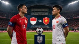 Timnas vs Vietnam (ilustrasi dibikin ai -rentak.id)