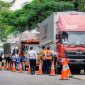 Truk saat diperiksa (foto kemenhub)