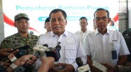 Wakil Ketua Komisi VI DPR RI Nurdin Halid bersama Direktur Pemasaran Perum BULOG Rahmanto Amin Jatmiko (foto. bulog)