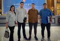 Mey Lintong Ketua Srikandi DPP K-Gibran, Arnold Lintong Ketua Umum K-Gibran, Yhana Octavianto Ketua Bidang Politik, Hukum dan Advokasi DPP K-Gibran, Jerry Nababan kuasa hukum Jainudin dan Holid Arman