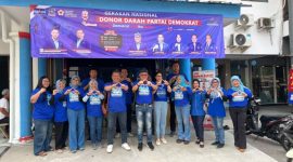 DPC Partai Demokrat Kota Bekasi gelar donor darah (foto. ist)