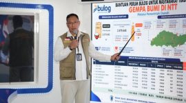 Dirut Perum BULOG Ahmad Rizal Ramdhani paparkan bantuan untuk NTT (foto. bulog)