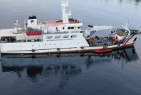 Kapal negara mendukung pelaksanaan operasi SAR pencaraian korban KMP Virgo Transport 8 (foto. kemenhub)