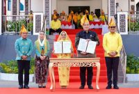 Kepala Barantin Abdul Kadir Karding dan Wali Kota Palu Hadianto Rasyid di Palu (foto. barantin)