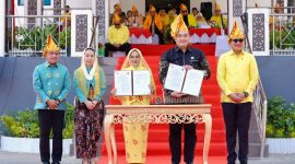 Kepala Barantin Abdul Kadir Karding dan Wali Kota Palu Hadianto Rasyid di Palu (foto. barantin)