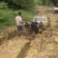 Kondisi jalan desa Krayan di Kabupaten Nunukan, Kaltara (foto. istimewa)