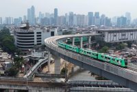 LRT Jakarta jalur Kelapa Gading–Manggarai (foto. setneg)