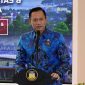 Menko AHY setelah memimpin Rapat Koordinasi Percepatan Pembangunan Infrastruktur, Konektivitas, dan Pengembangan Wilayah Papua di Kantor Gubernur Papua, Jayapura. (foto. ist)