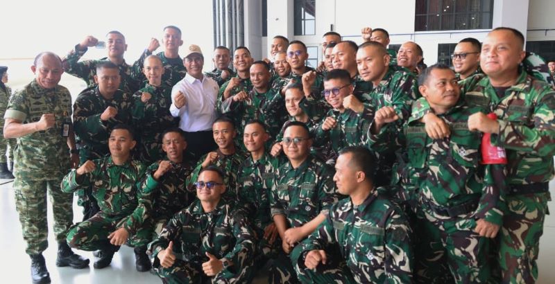 Mentan Andi Amran Sulaiman meminta peserta Komponen Cadangan (Komcad) ASN Kementerian-Lembaga (foto. kementan)
