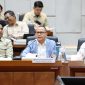 Menteri P2MI Mukhtarudin saat raker dengan komisi IX DPR (foto. kemen p2mi)