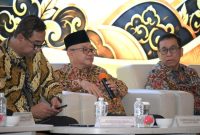 Menteri Pendidikan Dasar dan Menengah (Mendikdasmen), Abdul Mu’ti menjadi narasumber Seminar Lokakarya Akademik (foto. Morecka)