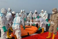 Operasi pencarian korban tenggelamnya KM Virgo Transport 8 (foto. dispenal)