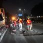 Pekerjaan rekonstruksi Jalan Tol Jakarta Outer Ring Road (JORR) (foto. jasa marga)
