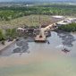 Pembangunan Jembatan Pulau Kalimantan–Pulau Laut (foto. pu)