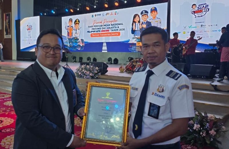 Perum DAMRI raih apresiasi menjaga keselamatan perjalanan (foto. damri)