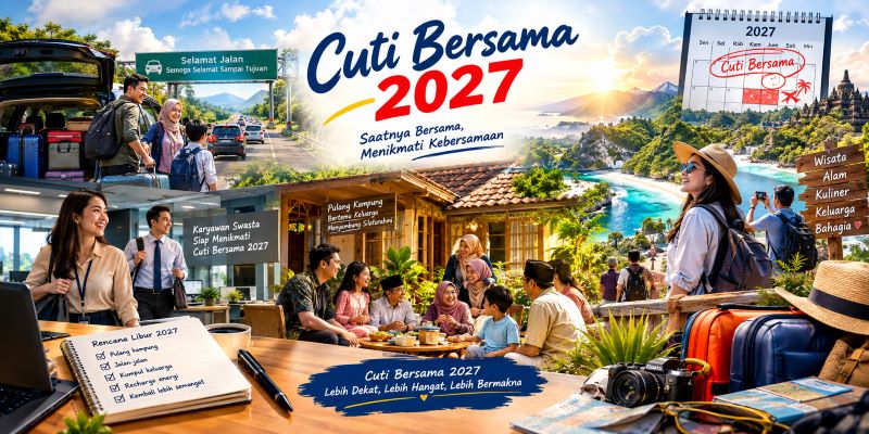 Susana merayakan Cuti Bersama tahun 2027 (ilustrasi dibikin ai - rentak.id)