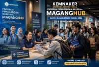 Susana pendaftaran Program Pemagangan Nasional atau MagangHub Batch 2 Angkatan II Tahun 2026 (ilustrasi dibikin ai-rentak.id)
