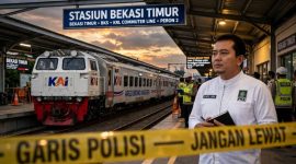 Syaiful Huda soal kecelakan KA di Bekasi Timur (ilustsrasi dibikin ai - rentak. id)