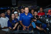 AHY meresmikan program tersebut di Lapangan Voli Petukangan Utara (foto. ist)