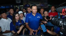 AHY meresmikan program tersebut di Lapangan Voli Petukangan Utara (foto. ist)
