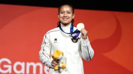 Atlet panjat tebing putri Desak Made Rita Kusuma Dewi (foto. kemenpora)